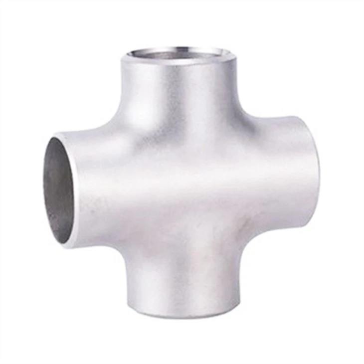 Ss304 Ss316 Ss321 Ss347 Pipe Fitting 4 Way Tees Forging Cross